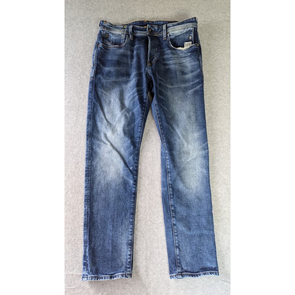 G-STAR RAW Jeans Size 32 G-Bleid‎ Slim Straight Zip Fly Faded Medium Wash